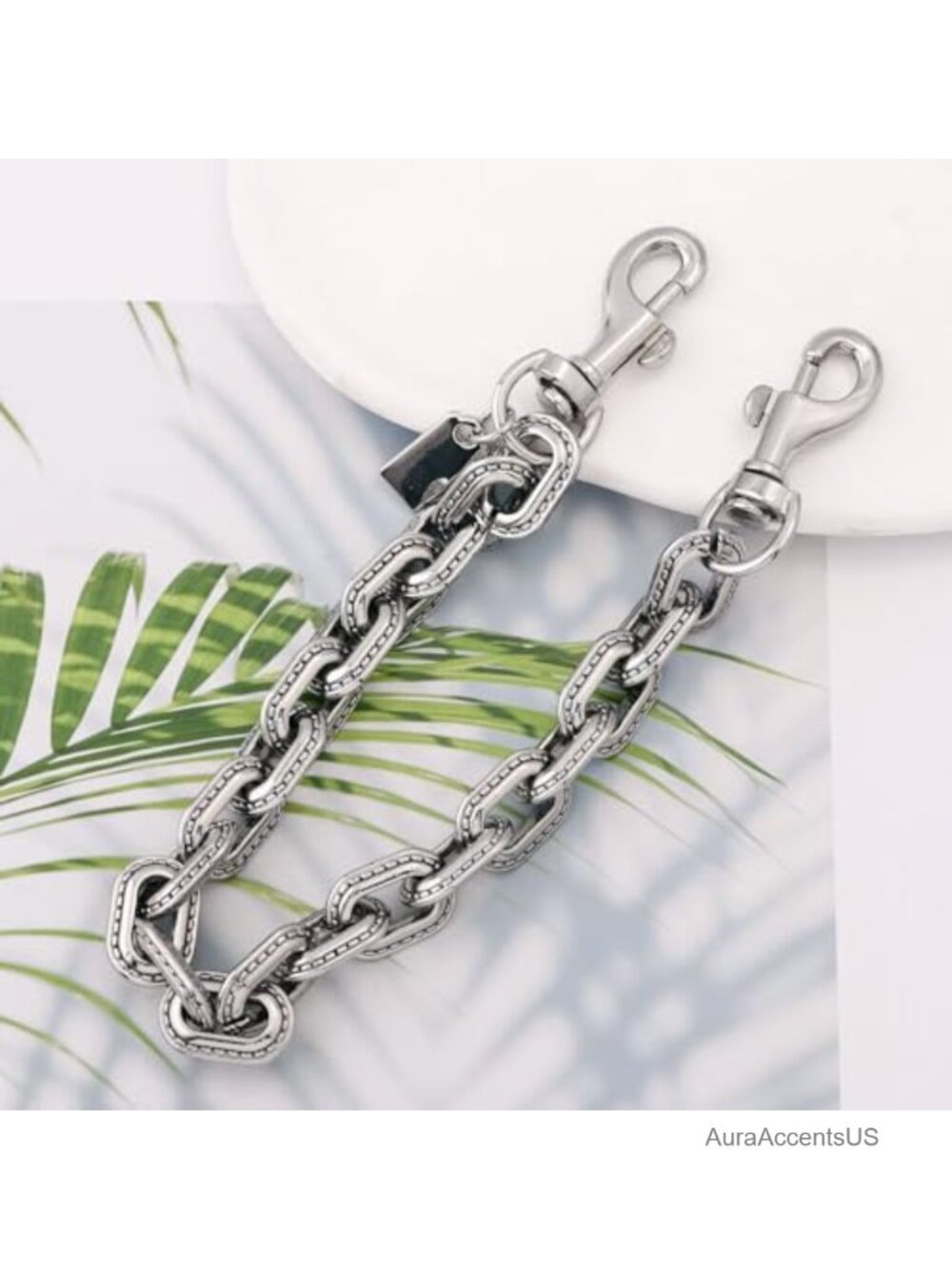 Silver Chain Key & Card Holder - Picture 5 of 6